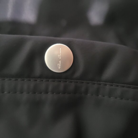 Rick Owens Black Futuristic Hooded Jacket Cropped Alice Parka M, L, XL - Picture 11 of 16